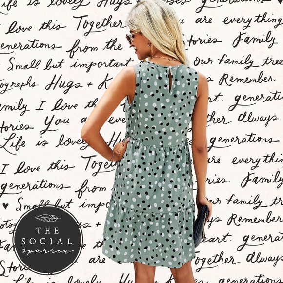 Multi-Color Dot Dress - Picture 2 of 2